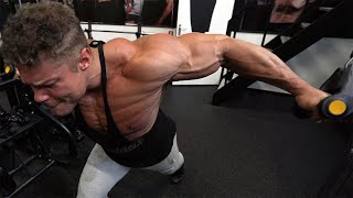 FULL Workout for a STRIATED Chest  PostWorkout Posing  Classic Bodybuilding [upl. by Burnsed]