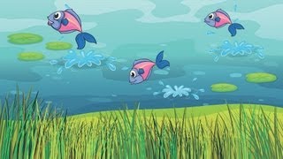 5 Little Fishies in the Sea  Kids Songs [upl. by Namzed331]