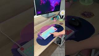 How To Put Your Deskmat into Mini Mode gamingsetup cozygaming deskmat [upl. by Nylannej]