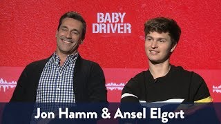 Jon Hamm amp Ansel Elgort Singing  KiddNation [upl. by Aicek]