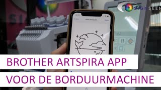 Brother Borduursoftware Artspira Teken zelf jouw borduurpatronen [upl. by Stoneham]