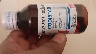 Codistar Syrup  Codistar Cough Syrup  Codeine Phosphate and Chlorpheniramine Maleate Syrup [upl. by Eudoca431]