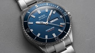 The Best Swiss Dive Watch Under 1000  MIDO Ocean Star Captain Blue [upl. by Fosdick]