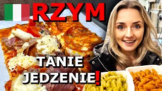 RZYM w JEDEN DZIEŃ  Gdzie TANIO zjeść  Sprawdzamy popularne LOKALE  Smaki Rzymu Vlog 1 [upl. by Krystle]