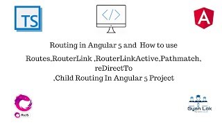 Routing and Child Routing in Angular 5  Routes  pathmatch  reDirectTo [upl. by Zaria]