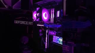 Bright setup i5 12400F with RTX 4060 purple mood pc gamingpc gamer gaming pcbuild [upl. by Rustin]