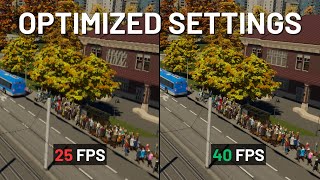 Optimized graphics settings patch 111  Cities Skylines 2 [upl. by Yoj]