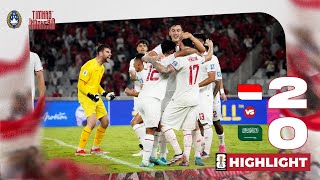 Highlights Indonesia vs Arab Saudi  Kualifikasi Piala Dunia [upl. by Helman]