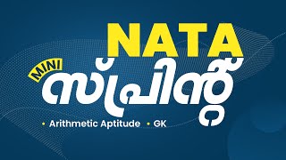 NATA MINI SPRINT  ARITHMETIC APTITUDE  GK  NATA MINI MARATHON  NATA 2024  nata [upl. by Ahseenyt]