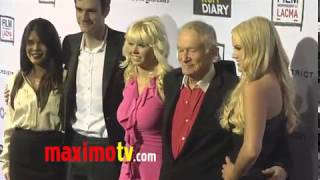 Hugh Hefner and Anna Sophia Berglund at quotThe Rum Diaryquot Premiere Arrivals [upl. by Wilfreda]