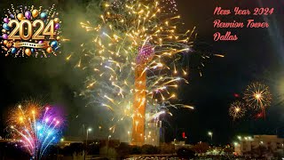 New year 2024 Reunion Tower Dallas Texas  Virtual treat to your eyes Amazing vibe [upl. by Botti]