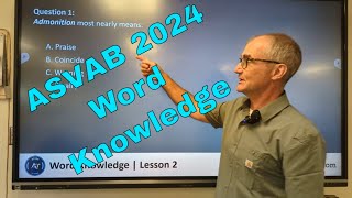 ASVAB Word Knowledge 2024 asvab [upl. by Simdars]