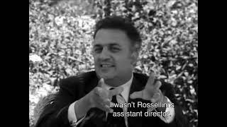 Federico Fellini  Rare Interview  1965 [upl. by Ayram663]