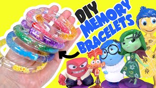 Inside Out 2 Movie DIY Water Memory Bracelets with Dolls Crafts for Kids [upl. by Tristam895]