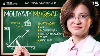 Moliyaviy strategiya va rejalashtirish  Moliyaviy savodxonlik kursi 5DARS [upl. by Brunelle]