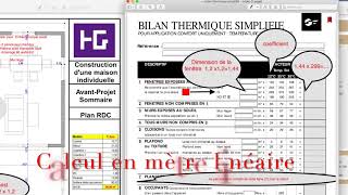 calculer Bilan thermique simplifié dune maison individuelle et selection dun climatiseur [upl. by Faso]