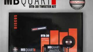 REVOLUTIONARY MB Quart WideSphere Tweeters [upl. by Sirrap851]