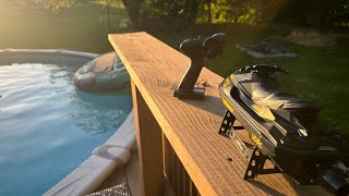 NEW 2024 UDI RC Inkfish brushless jetski  The PERFCT pool ripper [upl. by Eelarol]