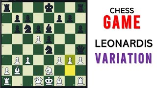 Chess Game  Leonardis Variation [upl. by Leidgam548]