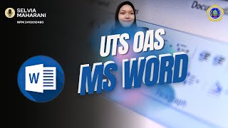 UTS OAS  Bpk Wagino SKom MKom  Selvia Maharani 2410010480 [upl. by Yffub]