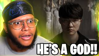 FAKER IS GOD I FINALLY WATCHED Hall of Legends Faker REACTION [upl. by Farlie]