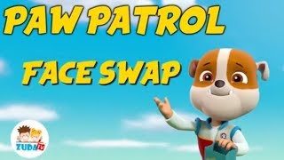 Paw Patrol Face SWAP  Pawsome Christmas Episode 2 [upl. by Brigid534]