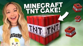 I Made the Most Accurate Minecraft Cake Ever THAT SMOKES [upl. by Anoerb]