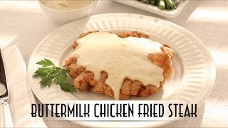 Buttermilk Chicken Fried Steak with Cream Gravy [upl. by Etnoval727]