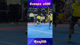 Tamil Thalaivas Ranjith escape skill against TT [upl. by Enelloc426]