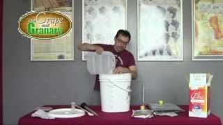 Making Wine At Home How to make an RJ Spagnols Orchard Breezin Wine Kit [upl. by Bremen655]