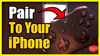 How to Pair amp Connect your Xbox Controller to iPhone SE Easy Tutorial [upl. by Nedrud]