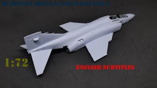 Episode 140 Airfix McDonell Douglas Phantom FGR2 Part 3 Fuselage and centerwing [upl. by Garrard]