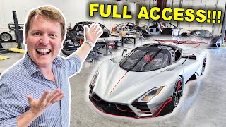 SSC TUATARA FULL STORY Exclusive Factory Tour with Jerod Shelby [upl. by Ahsrat]