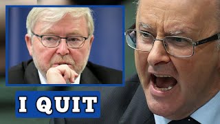 RESIGNED🚫 Kevin Rudd forced to RESIGN by Anthony Albanese after Calling Donald Trump a Traitor [upl. by Kcirdek]