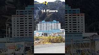 Whole city lives in this single building  Begich towers  Whittier Alaska [upl. by Anada]