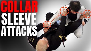 5 Essential Attack From Collar Sleeve  Perfect for Every JiuJitsu Level [upl. by Ahsaya49]