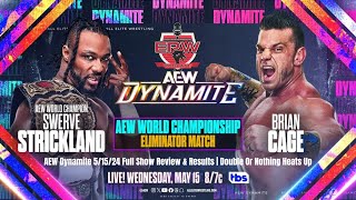 AEW Dynamite 51524 Full Show Review amp Results  Double Or Nothing Heats Up [upl. by Llewol]