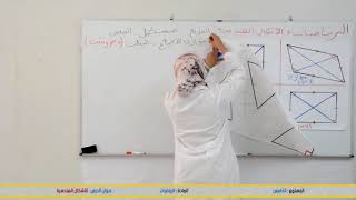 السنة الخامس ابتدائي  الاشكال الهندسية  الرياضيات  منصة التلميذ Tilmid TICE [upl. by Lleira]