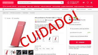 HD SSD Externo Portátil USB 31 Tipo C  Não compre antes de ver este vídeo [upl. by Aihsele]