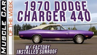 1970 Dodge Charger 440 6Pack Sunroof  Muscle Car Of The Week Video Episode 345 [upl. by Marline]