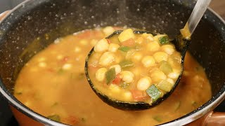 CÓMO HACER UN GUISO DE GARBANZOS CON VERDURAS ¡COMIDA ABUNDANTE Y ECONÓMICA [upl. by Vowel]