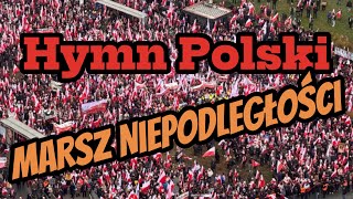 Hymn Polski na Marszu Niepodległości z lotu ptaka [upl. by Ann-Marie445]