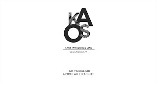 Linea Kaos kit modulari  Kaos range modular elements Art K240 K250 K260 [upl. by Cleodal]