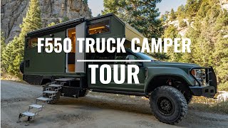 Custom Van Build FULL TOUR  Rossmönster  Overland Truck Camper F550  253 [upl. by Gnohc]