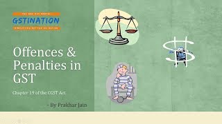 Offences and Penalties in GST [upl. by Spindell]