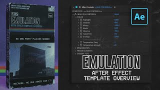 MGH VHS Emulation AFTER EFFECTS Template Overview [upl. by Adnahsor973]