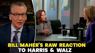 Bill Maher Gives His Blunt Reaction to VP Harris amp Walzs First Interview  Bill Maher Interview [upl. by Cedric925]