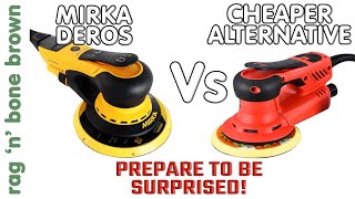 A Cheaper Mirka DEROS Random Orbital Sander Lets Compare [upl. by Wildermuth]