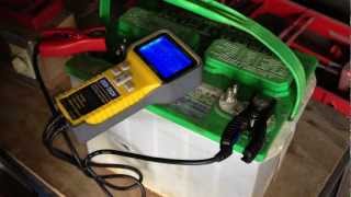 Lead Acid Battery Desulfation Using Epsom Salt Attempting to use Capacitive Charger Part 5 of 6 [upl. by Gefen]