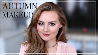 Glam Autumn Makeup  Niomi Smart [upl. by Euqinobe426]